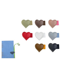 8 Soportes de Lápiz Adhesivos Lijinhe Corazón Multicolor