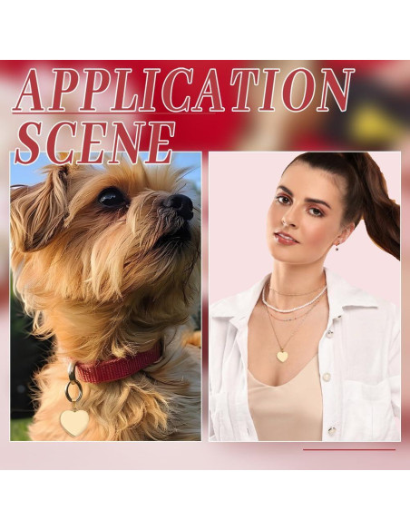 Colgantes de Acero Inoxidable DELORIGIN 25mm Corazón Dorado