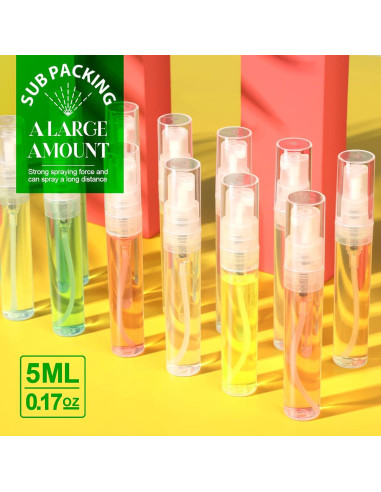 Botellas de Spray Mini 5ml Teenitor - 20 Piezas Reutilizables