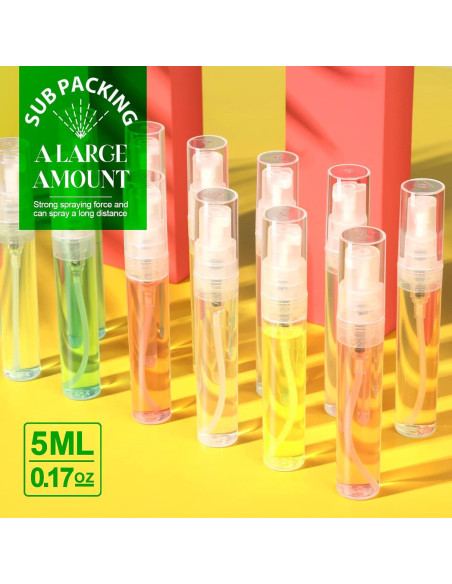 Botellas de Spray Mini 5ml Teenitor - 20 Piezas Reutilizables