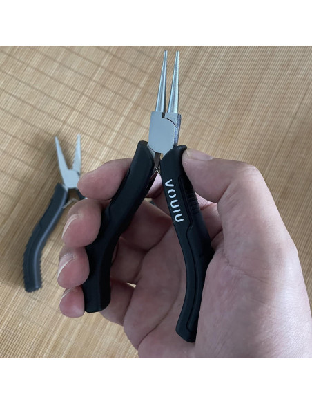 Juego de Alicates de Joyería VOUIU 3 Piezas Acero TPR