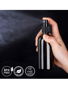 Botellas de Spray de Vidrio Ámbar Hydior 4oz Paquete de 2 2