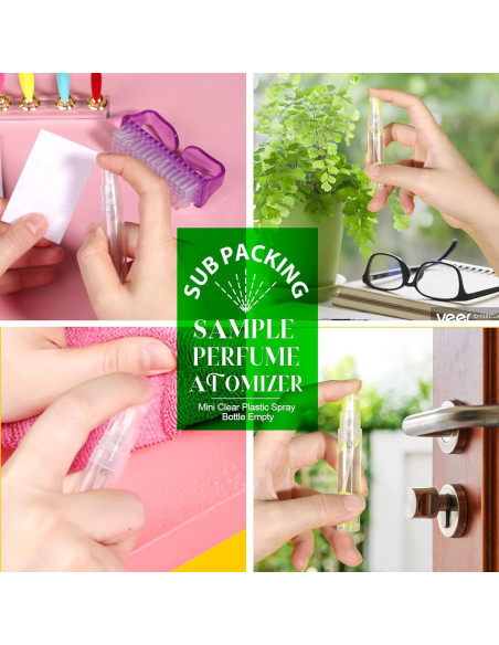 Botellas de Spray Mini 5ml Teenitor - 20 Piezas Reutilizables