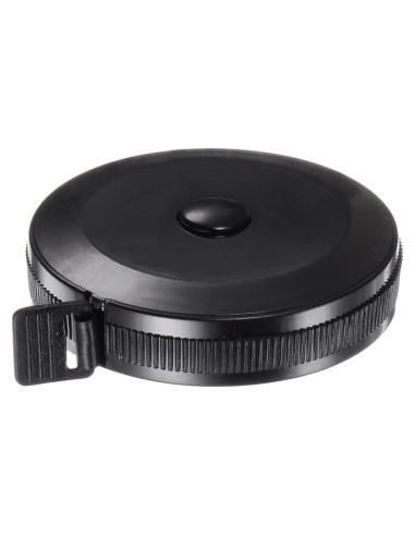 Cinta Métrica Retráctil HARFINGTON 1.5M Doble Cara Negra