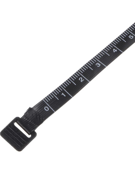 Cinta Métrica Retráctil HARFINGTON 1.5M Doble Cara Negra