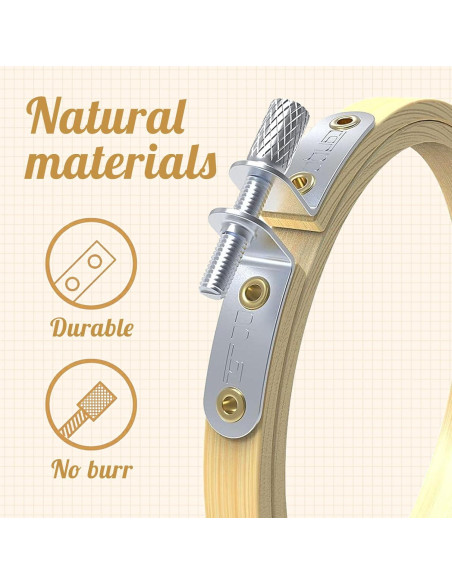 Juego de Aros de Bordado SHENGYIYISHENG 3 Pcs 15-25 cm