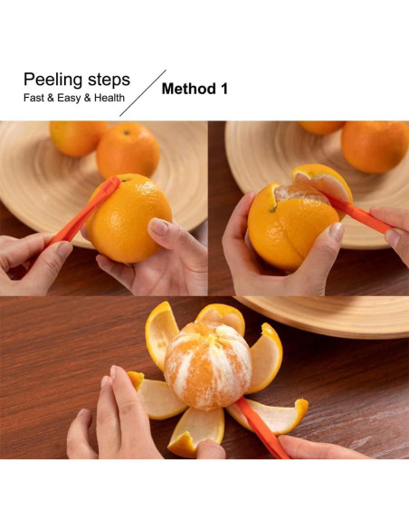 Juego de 6 Peladores de Verduras Soft Home - Acero Inoxidable