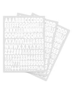 3 Hojas Letras y Números Transferencia Calor DIVINA VITAE