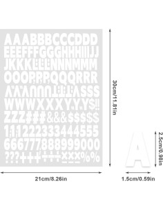 3 Hojas Letras y Números Transferencia Calor DIVINA VITAE 2
