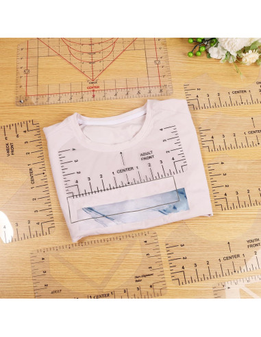 19 Piezas Regla para Camisetas LYIYEYAN - Medición Precisa