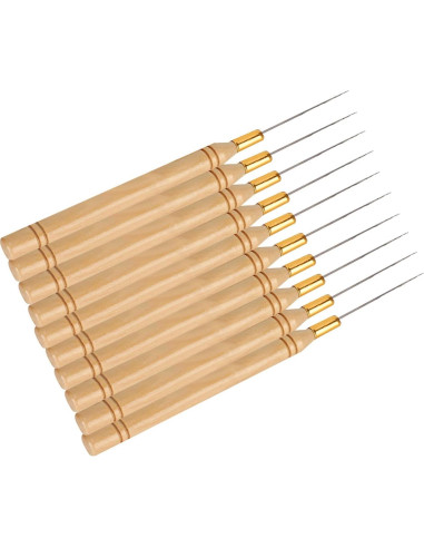 Agujas de Gancho para Extensiones de Cabello Chazcool 10pcs