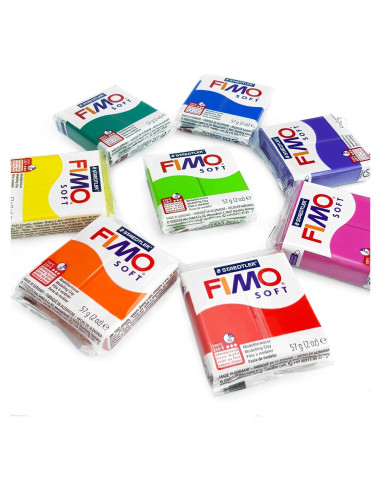 Set de Arcilla Polimérica FIMO Soft 8 Colores 57g Horneable