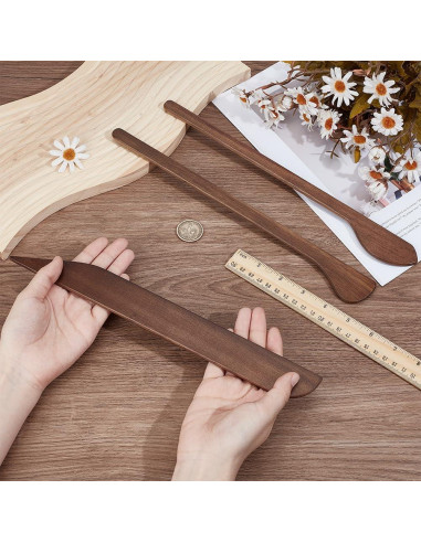 Herramientas de Modelado de Arcilla de Madera BENECREAT - 3 Piezas