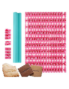 Sello de Letras PATILWON para Galletas y Arcilla - 150 Piezas