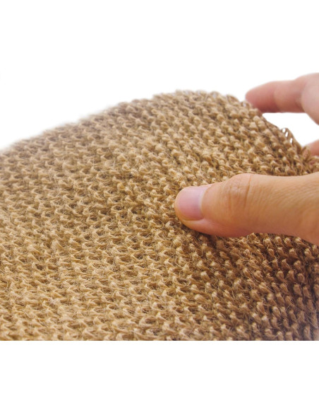 Guantes de Ducha Exfoliantes de Cáñamo Bleu Bath - 4 Pack