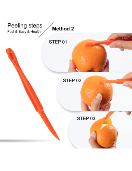 Juego de 6 Peladores de Verduras Soft Home - Acero Inoxidable