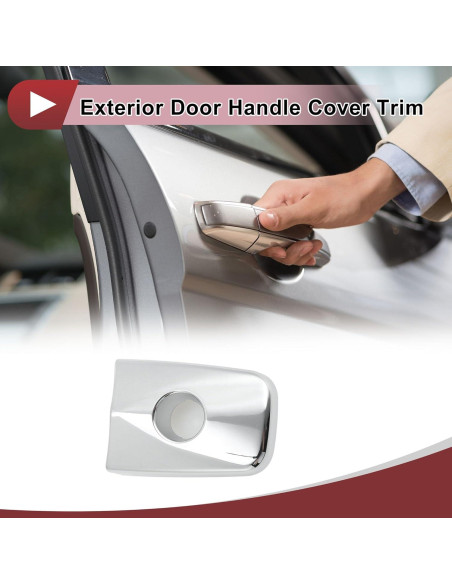 Cubierta de Manija de Puerta Izquierda Nissan Sentra/LEAF 2013-2025 ABS Plateada