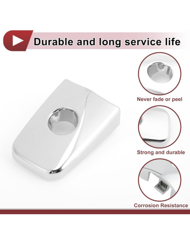 Cubierta de Manija de Puerta Izquierda Nissan Sentra/LEAF 2013-2025 ABS Plateada