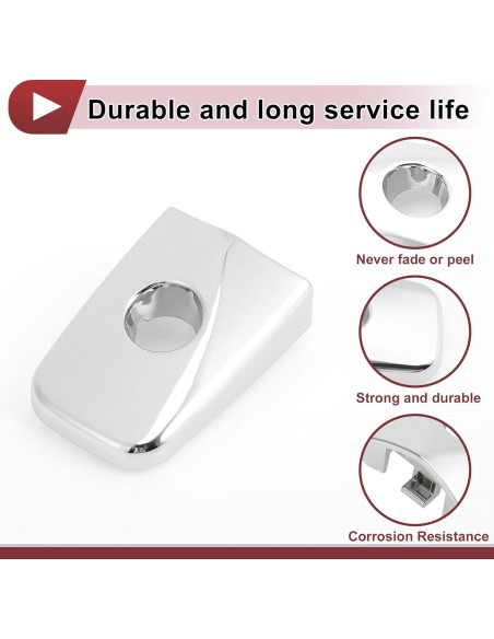 Cubierta de Manija de Puerta Izquierda Nissan Sentra/LEAF 2013-2025 ABS Plateada