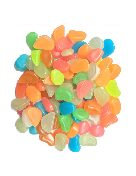 Grava Fotoluminiscente GEiNNOVA 250 g para Acuario y Jardín