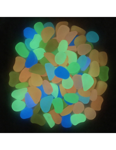 Grava Fotoluminiscente GEiNNOVA 250 g para Acuario y Jardín