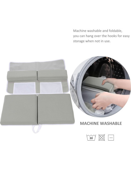 Juego de Almohadillas Antideslizantes para Rodillas y Codos Qudinip