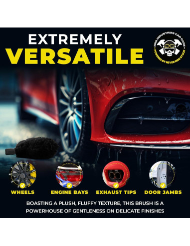 Cepillo de Limpieza de Ruedas NRS Industries Wooly - 108g