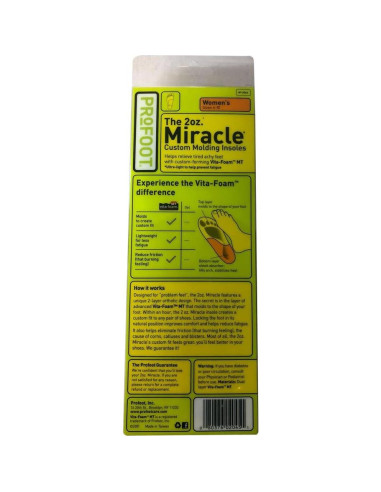Plantillas Ortopédicas Personalizadas ProFoot Miracle 56.7g