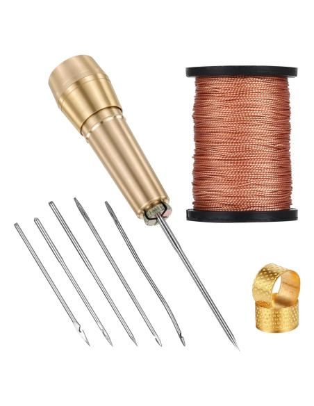 Kit de herramientas de costura de cuero FdcLixuvol 9 piezas