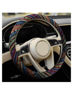 Funda de Volante Boho Hbxdeco Antideslizante 37-38 cm Estilo A