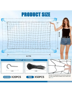 Red de Almacenamiento de Juguetes de Piscina Hobychild 180x120 cm 2