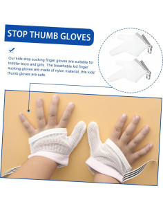 Guantes de Dentición DECHOUS para Bebés - Nylon Transpirable 2