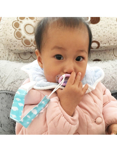 Clip de Chupete Yoofoss Paquete de 6 Clips Universales