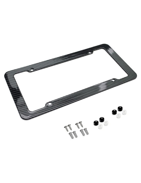 Marco de Placa de Licencia Fibra de Carbono BLVD-LPF 30.48x15.24cm