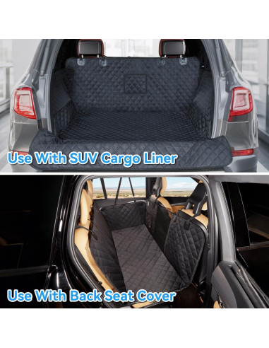 Extensor de Asiento Trasero ABE-51 para Perros Negro