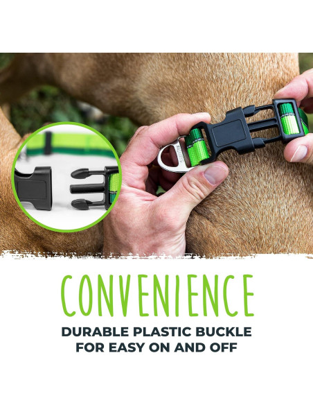 Collar Martingale para Perros Mighty Paw 2.0 Grande Verde