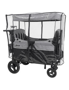 Funda de Lluvia SASHA para Jeep Wrangler Deluxe 4 Asientos - Transparente