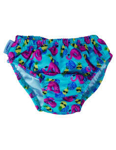 Pañal de natación reutilizable FINIS para bebés, Flamenco, M