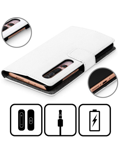 Funda de Cartera de Cuero Sarah Richter para Xiaomi Redmi 12C