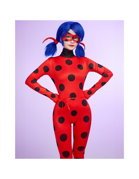 Conjunto Cosplay Miraculous Ladybug Mujer Mono Máscara Yoyo