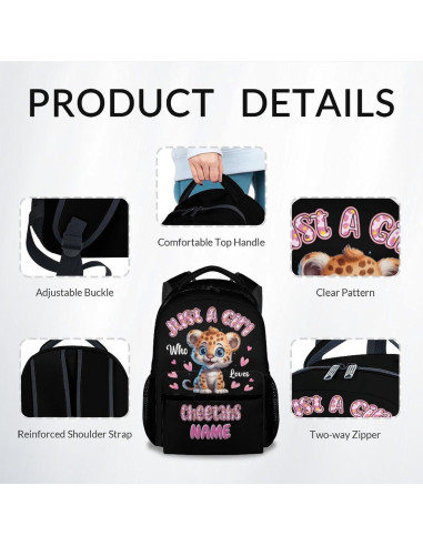 Mochila Escolar Personalizada UNIKITTY 43 cm para Niñas