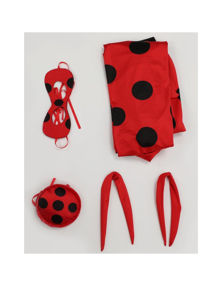 Conjunto Cosplay Miraculous Ladybug Mujer Mono Máscara Yoyo