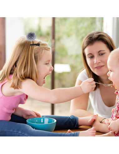 100 Clips de Pelo Cocodrilo Abaodam con Resorte 4cm para DIY