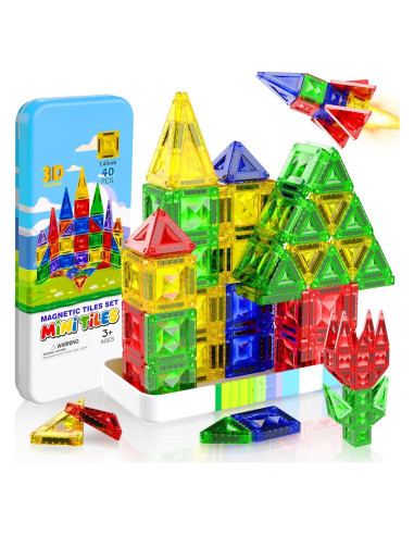 Mini Azulejos Magnéticos Magneverse 40 PCS Juguete Educativo