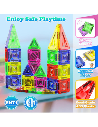 Mini Azulejos Magnéticos Magneverse 40 PCS Juguete Educativo