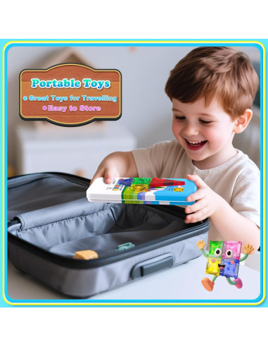 Mini Azulejos Magnéticos Magneverse 40 PCS Juguete Educativo