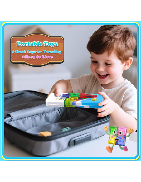 Mini Azulejos Magnéticos Magneverse 40 PCS Juguete Educativo