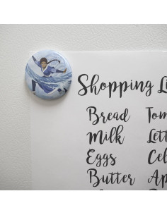 Imán de Botón Avatar La Última Airbender Katara 5.7cm 2