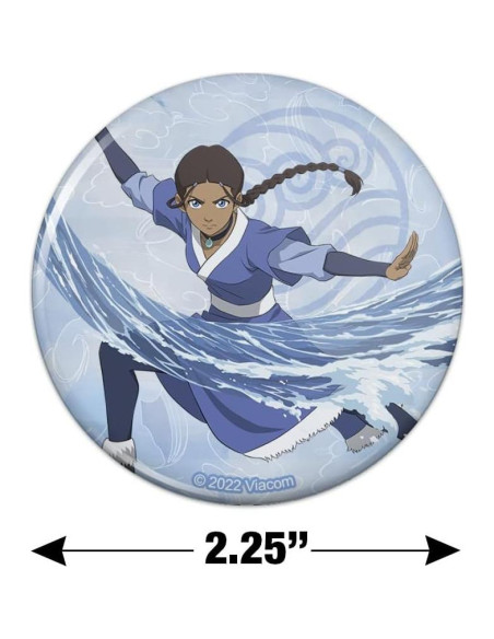 Imán de Botón Avatar La Última Airbender Katara 5.7cm