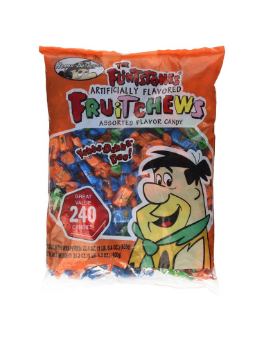 Dulces de Fruta Picapiedra Rhode Island Novelty 240 Piezas